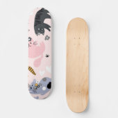 Katzenmuster Skateboard (Vorderseite)