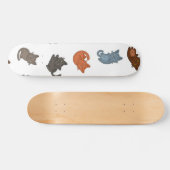 Katzenmuster Skateboard (Horizontal)