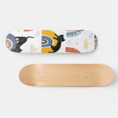Katzenmuster Skateboard (Horizontal)