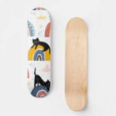 Katzenmuster Skateboard (Vorderseite)