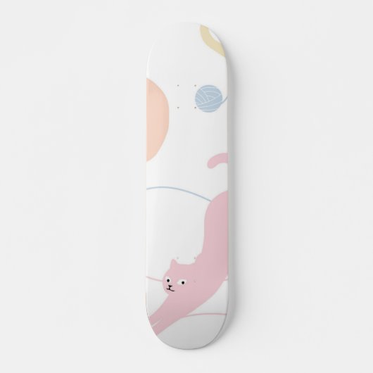 Katzenmuster Skateboard (Vorne)
