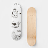 Katzenmuster Skateboard (Vorderseite)