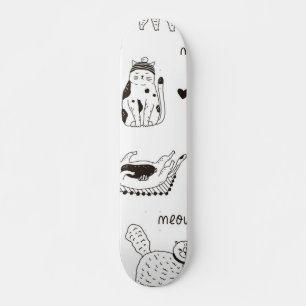 Katzenmuster Skateboard
