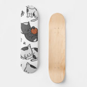 Katzenmuster Skateboard (Vorderseite)