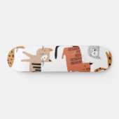 Katzenmuster Skateboard (Horizontal)