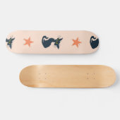 Katzenmuster Skateboard (Horizontal)