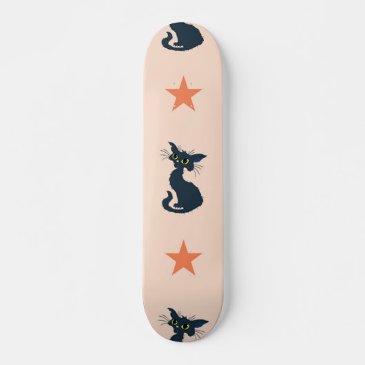 Katzenmuster Skateboard (Vorne)