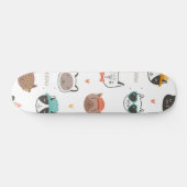 Katzenmuster Skateboard (Horizontal)