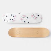 Katzenmuster Skateboard (Horizontal)