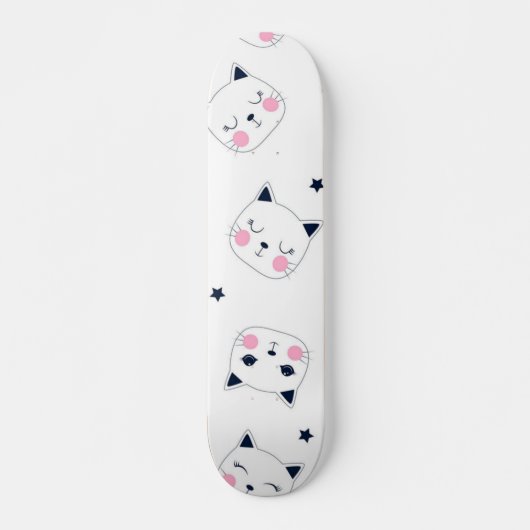 Katzenmuster Skateboard (Vorne)