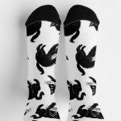 Katzenmuster Socken (Oben)