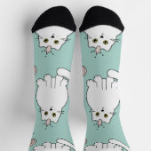 Katzenmuster Socken (Oben)