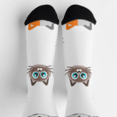 Katzenmuster Socken (Oben)