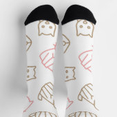 Katzenmuster Socken (Oben)
