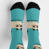 Katzenmuster Socken (Oben)