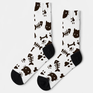 Katzenmuster Socken