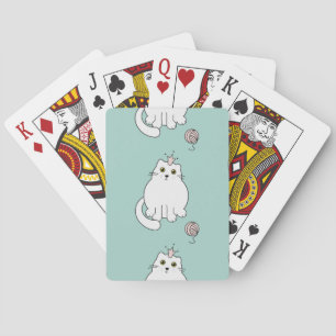 Katzenmuster Spielkarten