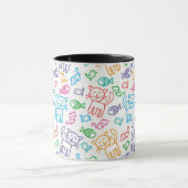 Katzenmuster Tasse (Zentrum)
