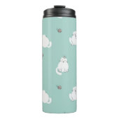 Katzenmuster Thermosbecher (Vorderseite)