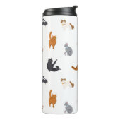 Katzenmuster Thermosbecher (Nach links gedreht)