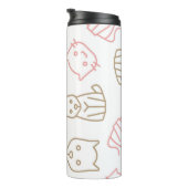 Katzenmuster Thermosbecher (Nach rechts gedreht)