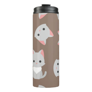 Katzenmuster Thermosbecher
