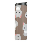 Katzenmuster Thermosbecher (Nach links gedreht)