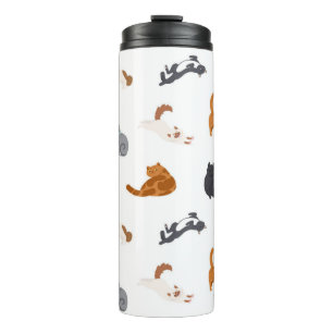 Katzenmuster Thermosbecher
