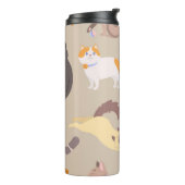 Katzenmuster Thermosbecher (Nach links gedreht)