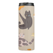 Katzenmuster Thermosbecher (Rückseite)