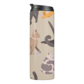 Katzenmuster Thermosbecher (Nach rechts gedreht)