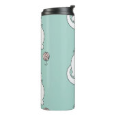Katzenmuster Thermosbecher (Nach links gedreht)
