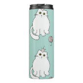 Katzenmuster Thermosbecher (Rückseite)
