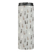 Katzenmuster Thermosbecher (Rückseite)