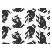 Katzenmuster Tischdecke (Vorderseite (Horizontal))