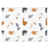Katzenmuster Tischdecke (Vorderseite (Horizontal))