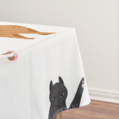 Katzenmuster Tischdecke (Beispiel)