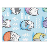 Katzenmuster Tischdecke (Vorderseite (Horizontal))