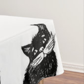 Katzenmuster Tischdecke (Beispiel)