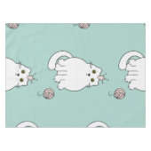Katzenmuster Tischdecke (Vorderseite (Horizontal))
