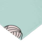 Katzenmuster Tischdecke (Schrägansicht)