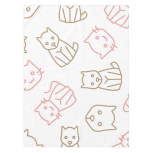 Katzenmuster Tischdecke