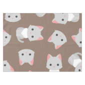 Katzenmuster Tischdecke (Vorderseite (Horizontal))