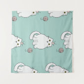 Katzenmuster Wandteppich (Vorderseite (Horizontal))