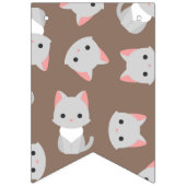 Katzenmuster Wimpelkette (Erste Fahne)