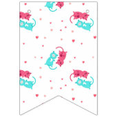 Katzenmuster Wimpelkette (Zweite Fahne)