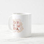 Katzenmutter-Ära-Trendy-Tasse Kaffeetasse (Vorderseite Links)