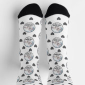Katzenmutter Benutzerdefiniertes Foto Socken (Oben)