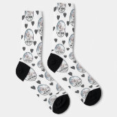 Katzenmutter Benutzerdefiniertes Foto Socken (Rechts)