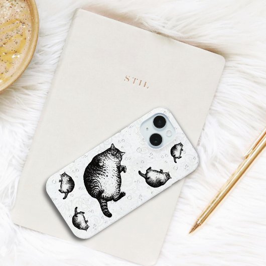 Katzenmutter bin ich, aber nur Haut und Knochen fü Case-Mate iPhone Hülle